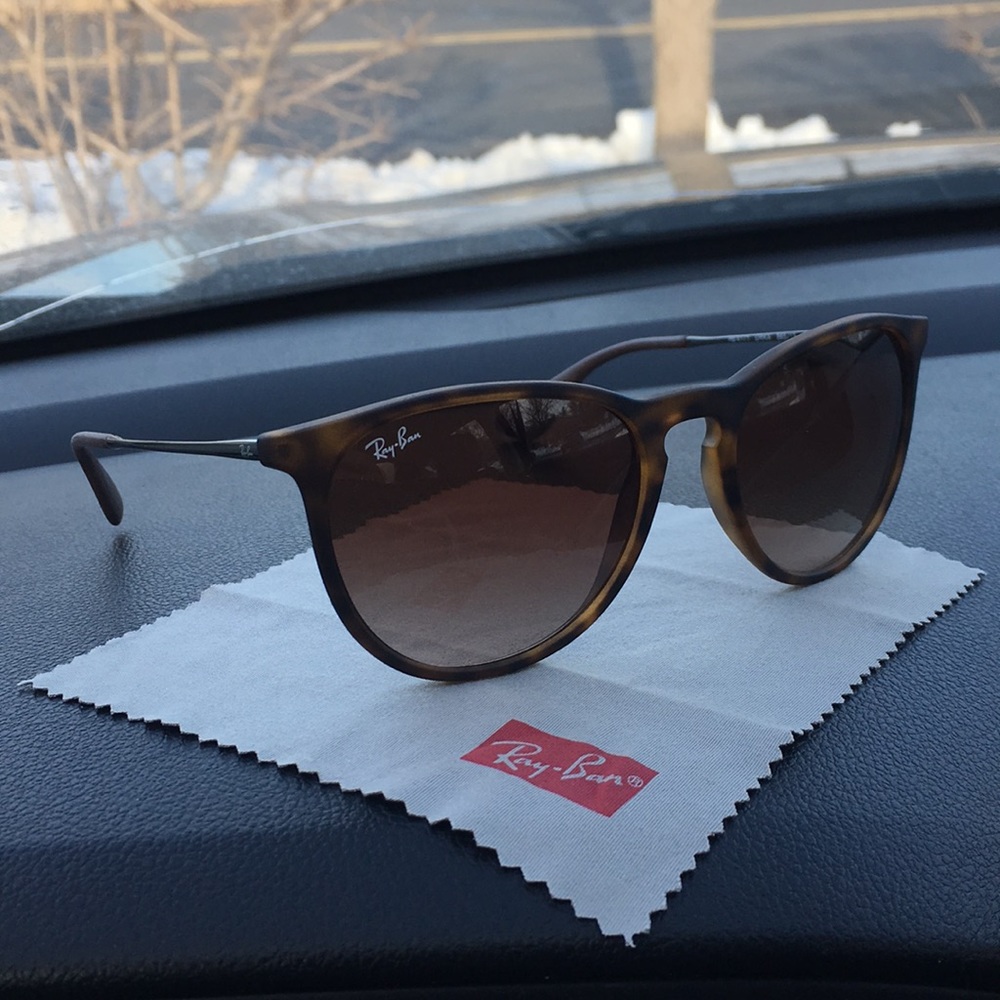 Ray Ban Erika Tortoise Sunglasses